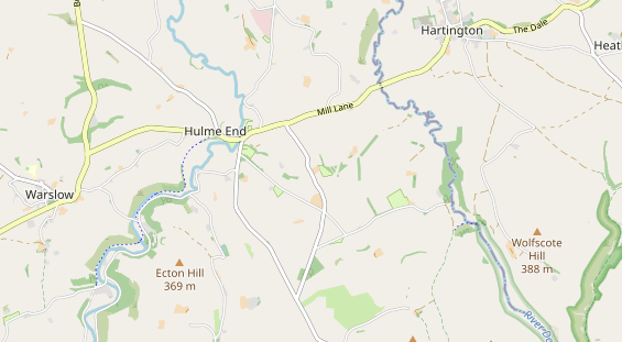 Area di sosta per camper sulla carta