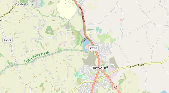 Aire camping-car sur la carte