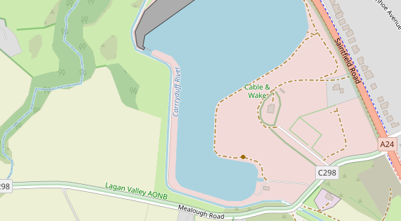 aire de camping-car auf Karte