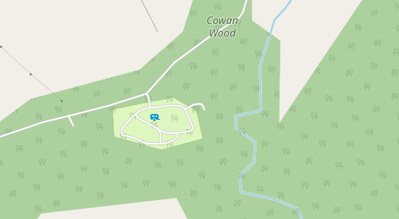 area sosta camper auf Karte