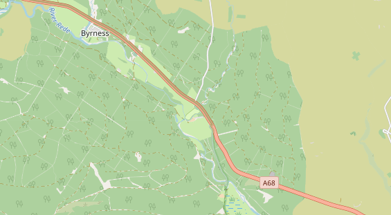 Aire camping-car sur la carte