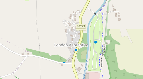 Stellplatz auf Satellitenbild