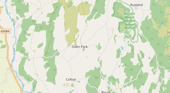 Área para autocaravana en la tarjeta