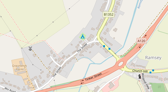 Stellplatz auf Karte