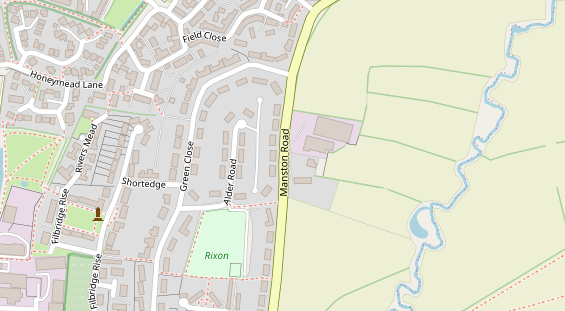 Stellplatz auf Satellitenbild