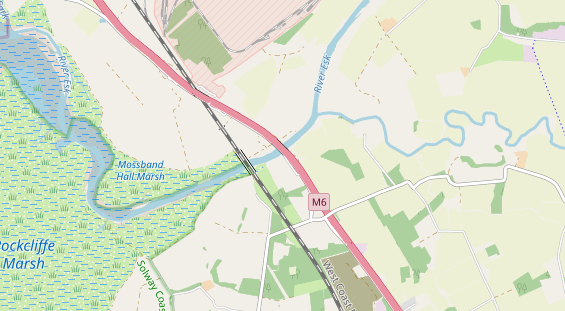 Aire camping-car sur la carte