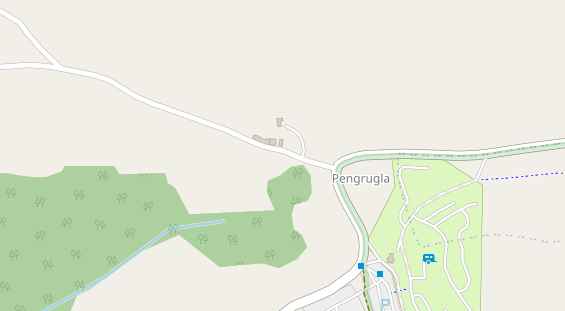 Stellplatz auf Satellitenbild