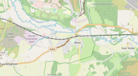 Area di sosta per camper sulla carta