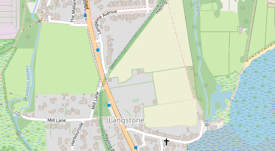 Stellplatz auf Satellitenbild