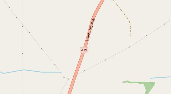 Stellplatz auf Satellitenbild