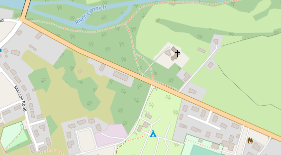 aire de camping-car auf Karte