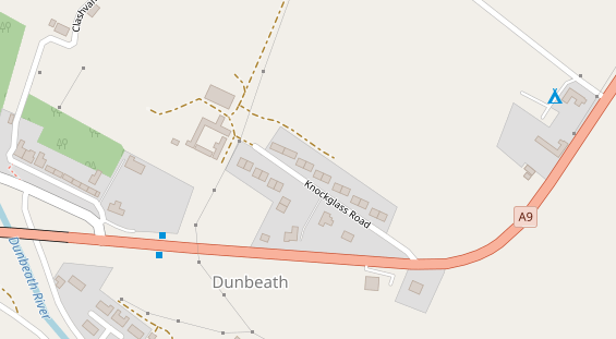 aire de camping-car auf Karte