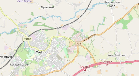 Aire camping-car sur la carte