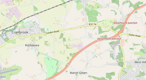 Aire camping-car sur la carte