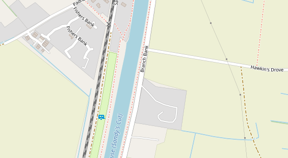 Stellplatz auf Satellitenbild