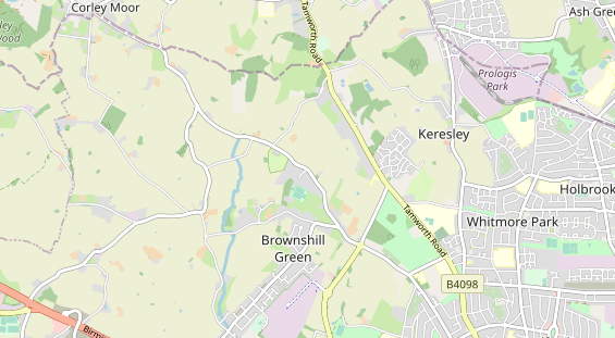 Área para autocaravana en la tarjeta