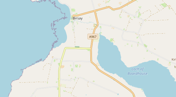 Area di sosta per camper sulla carta