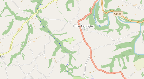 Aire camping-car sur la carte