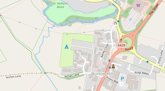 Stellplatz auf Karte