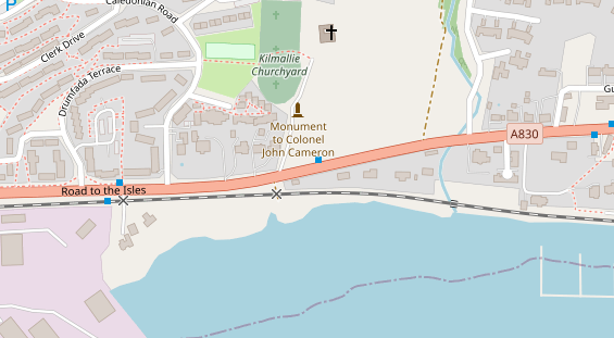 Stellplatz auf Satellitenbild