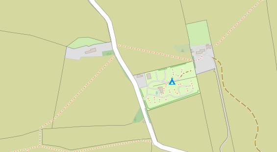 aire de camping-car auf Karte