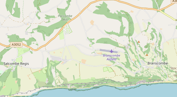 Aire camping-car sur la carte