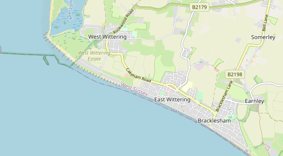 Area di sosta per camper sulla carta