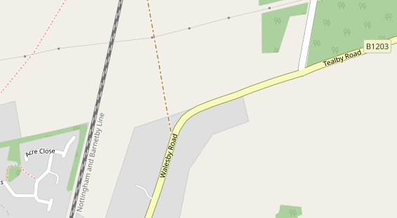 Stellplatz auf Satellitenbild