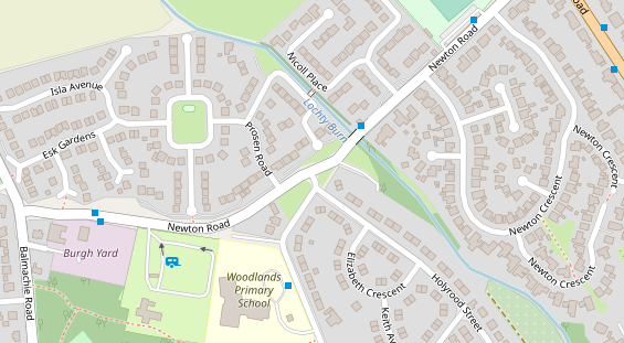 área camper auf Karte