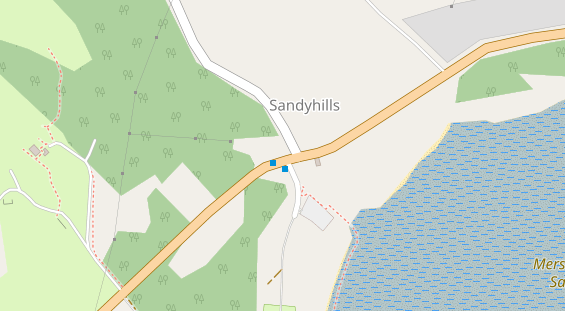 area sosta camper auf Karte