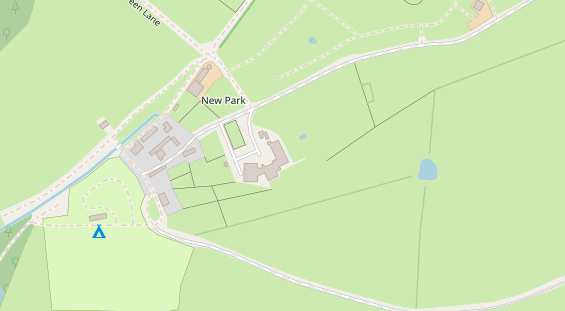 Stellplatz auf Satellitenbild