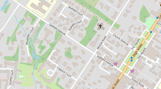 Stellplatz auf Satellitenbild