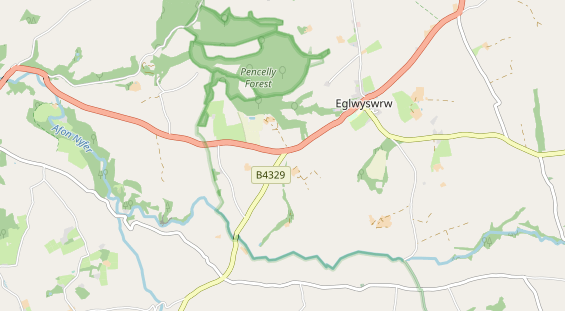 Área para autocaravana en la tarjeta