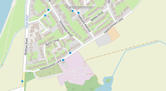 Stellplatz auf Satellitenbild