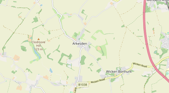 Area di sosta per camper sulla carta