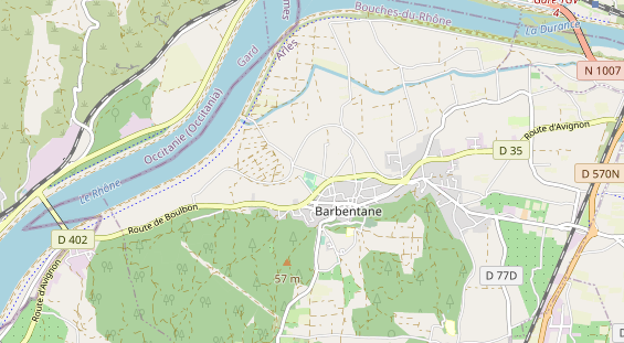 Area di sosta per camper sulla carta