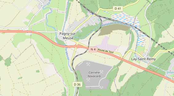 Area di sosta per camper sulla carta