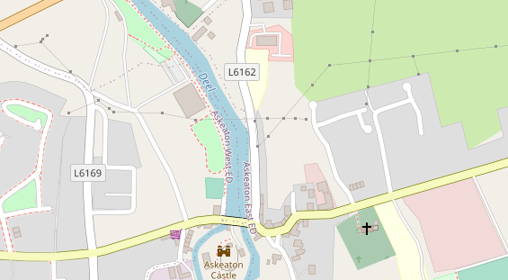 Stellplatz auf Satellitenbild