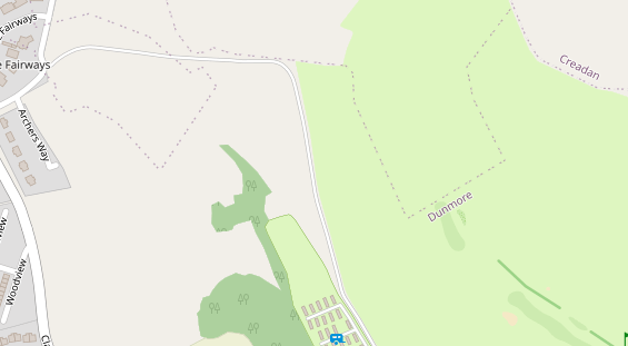 Stellplatz auf Satellitenbild