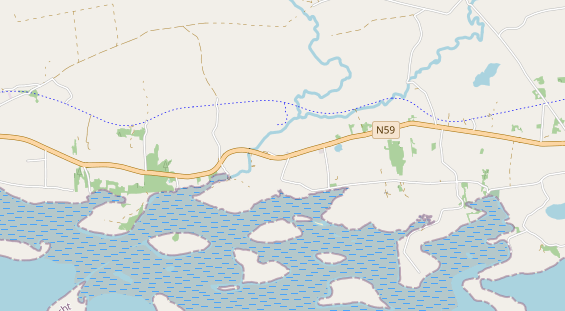 Área para autocaravana en la tarjeta