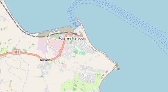 Área para autocaravana en la tarjeta