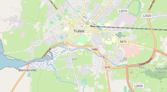 Area di sosta per camper sulla carta