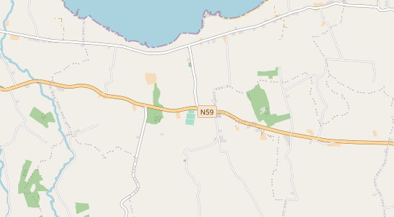 Área para autocaravana en la tarjeta