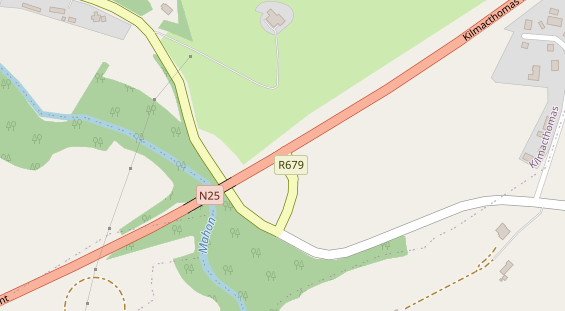 Stellplatz auf Satellitenbild