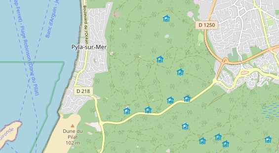 Stellplatz auf Karte