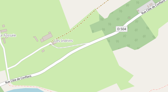 Stellplatz auf Satellitenbild