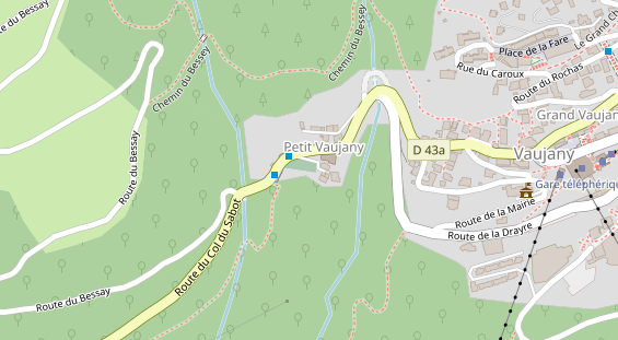 Stellplatz auf Satellitenbild