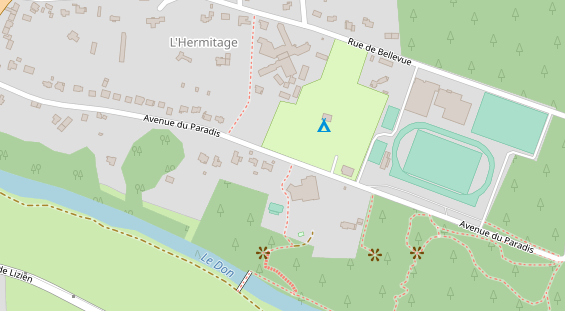 Stellplatz auf Karte