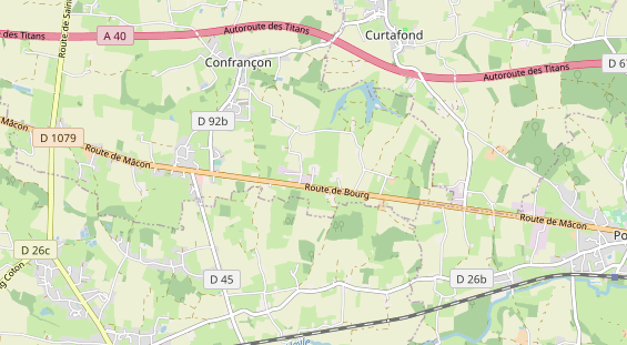 Aire camping-car sur la carte