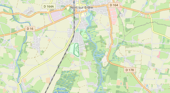 Aire camping-car sur la carte